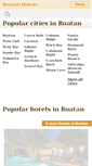 Mobile Screenshot of hotels-roatan.com