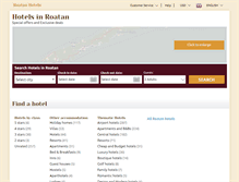Tablet Screenshot of hotels-roatan.com